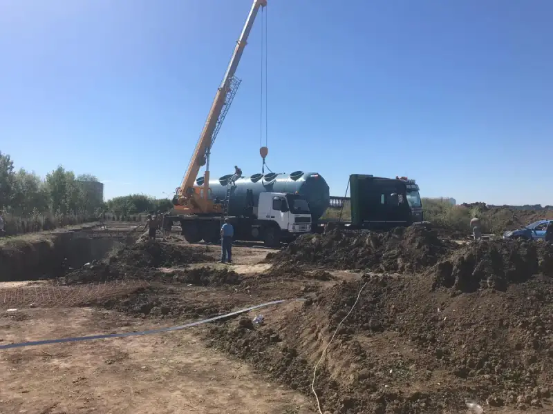 Instalare stație epurare ECO TANK la pensiune sau hotel, zona Dâmbovița