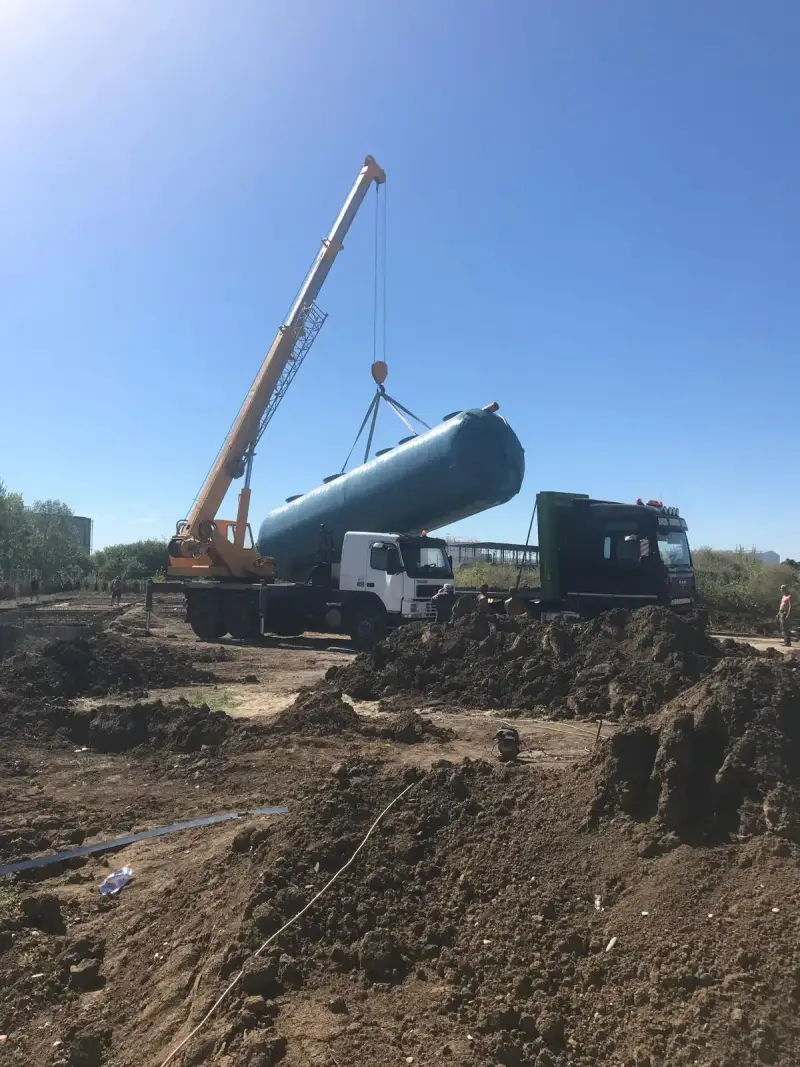 Livrare stație de epurare ECO TANK cu flotă proprie din Brașov