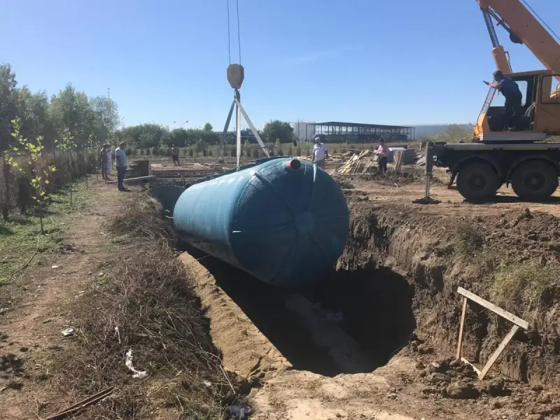 Sistem de epurare biologică SBR ECO TANK în funcțiune