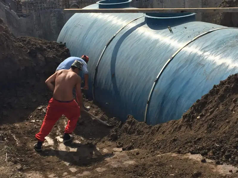 Radier beton armat pentru stație epurare ECO TANK obiectiv industrial