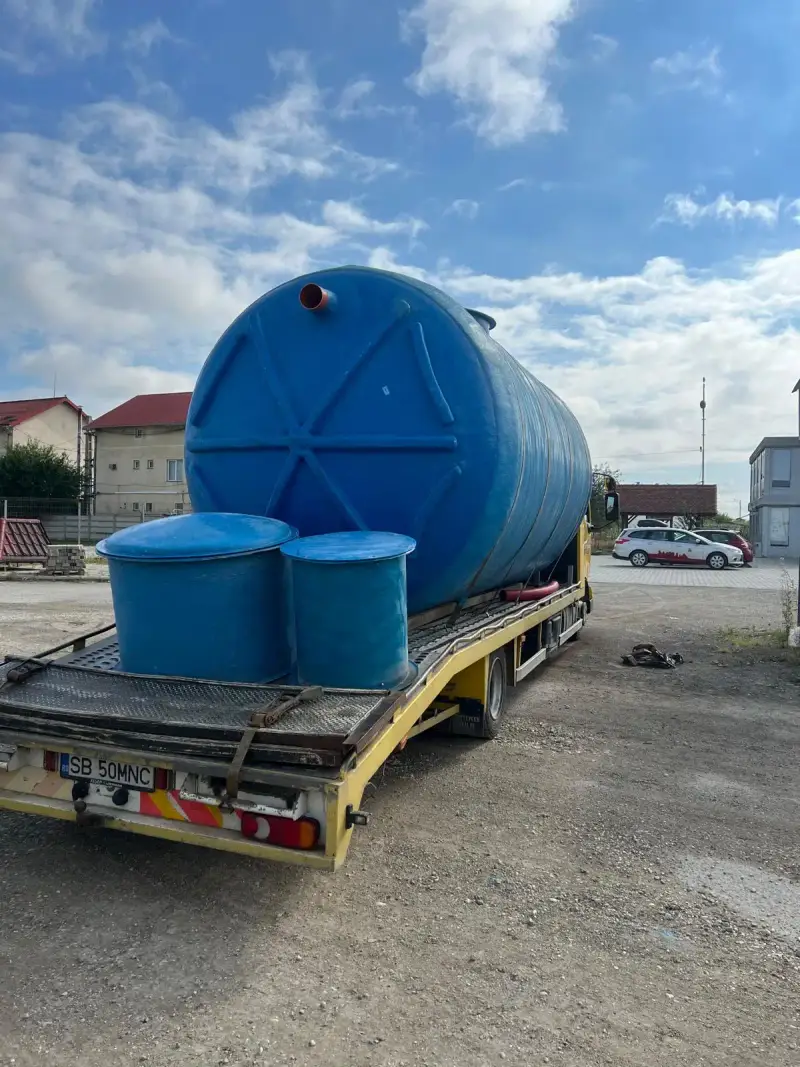 Producție stație de epurare fibră de sticlă în fabrica ECO TANK Brașov