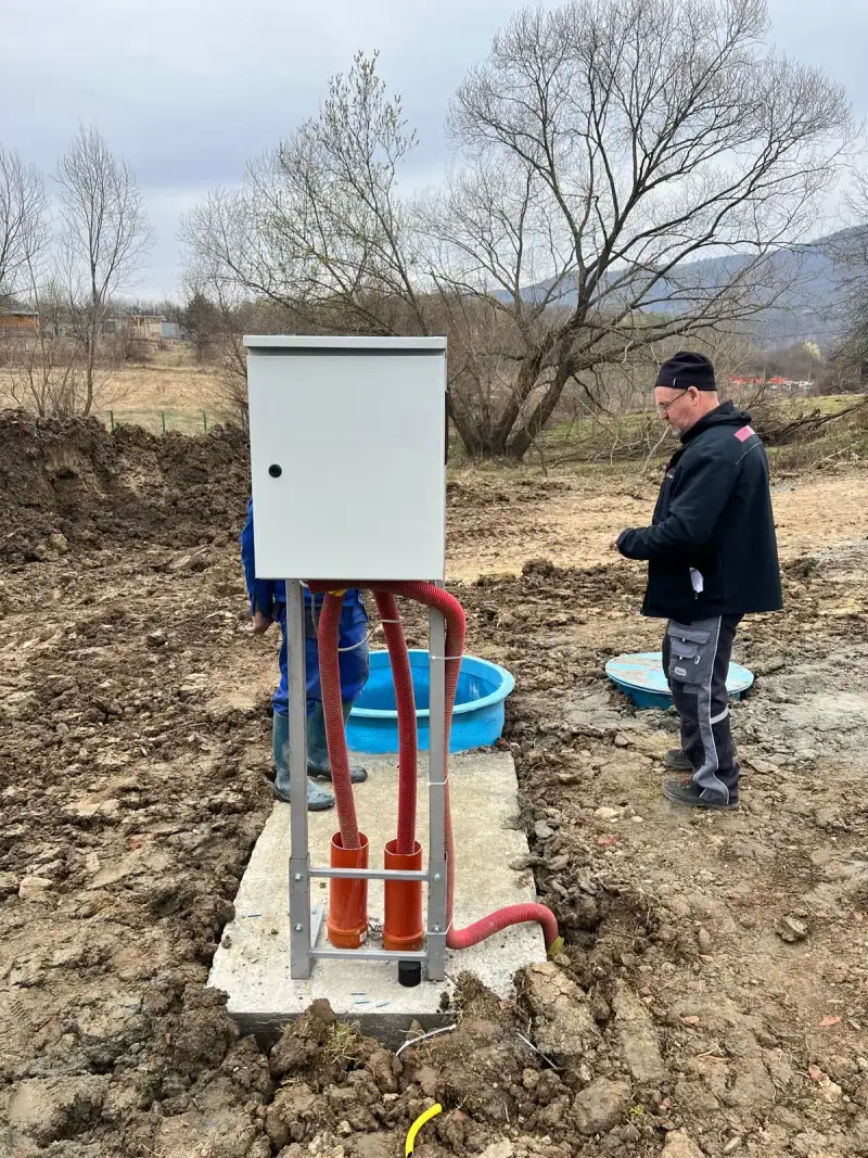 Stație epurare SBR ECO TANK în funcțiune la obiectiv industrial România